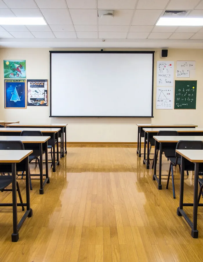 Aula de una institución educativa